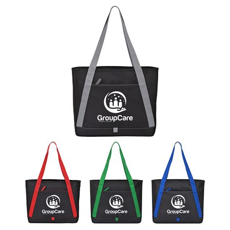 Custom Repeat Recycled Poly Tote Bag | Pens.com