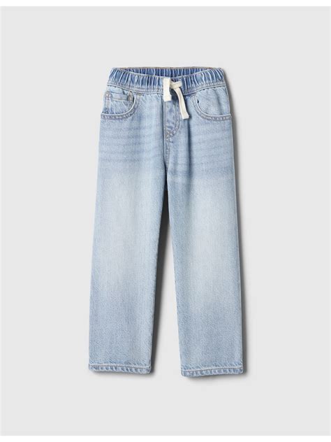 Gap Baby Ultrasoft Pull-on Baggy Jeans In Light Indigo | ModeSens
