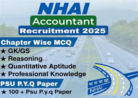 NHAI Accountant Recruitment 2025: Notification, 55 Vacancies ...