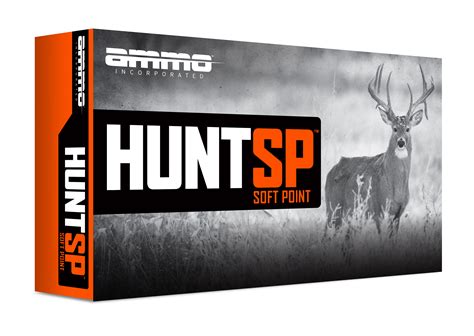 Ammo, Inc. Hunt SP 308 WIN 150 Grain Interlock Soft Point Brass Cased ...