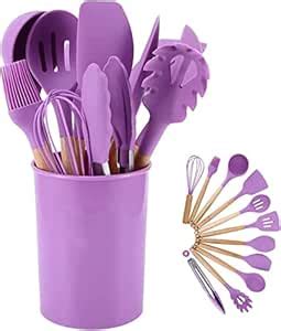 Buy Rhyhorn Silicone Kitchen Utensil Set, Kitchen Utensil Set 230℃ Heat ...
