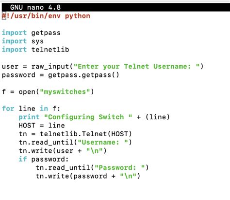 Image result for Python Telnet Scripting