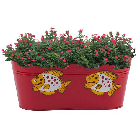 Nuha Railing Planter - Railing Planter, Fish Planter, Planters railing ...