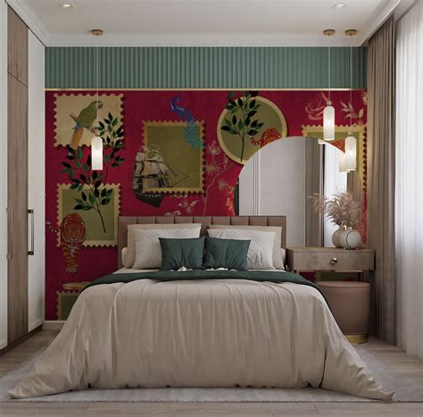 Indian Fusion Stamp Wallpaper – Myindianthings