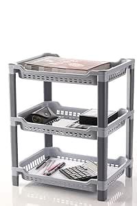 KedarKantha's Plastic big size 3 Layer Multi-Purpose Kitchen Storage ...