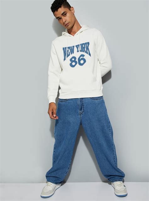 Buy URB_N Men Printed Hooded Sweatshirt Online at just Rs. 999.0 ...