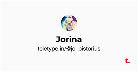 Jorina — Teletype