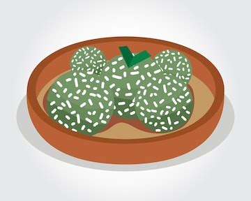 Klepon or kelepon onde onde traditional indonesian snack made with ...