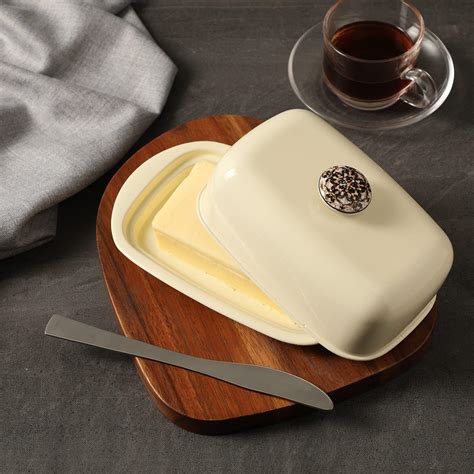 Buy SNNP Plastic Butter Dish with Lid, Small Butter Keeper Holder ...