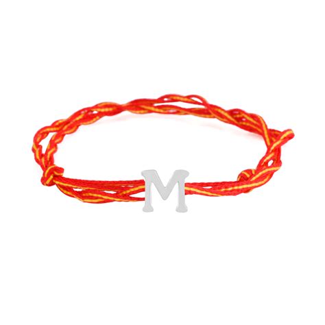 Silver Initial Letter M Rakhi – 925 Pure Silver Rakhi for Brother, Boy