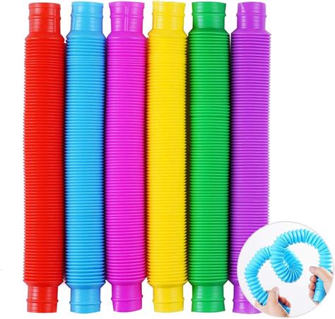 CVNDKN 6 Pack Pop Tube Sensory Toys,Stretch Tube for India | Ubuy