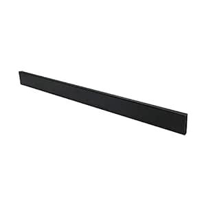 Prolinemax 24" Matte Black Industrial Pipe Style Rectangular Tubing ...