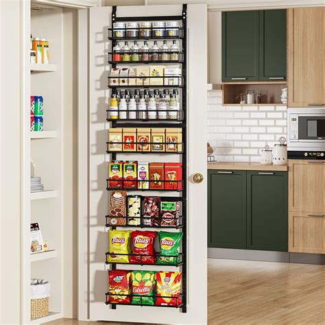 Amazon.com: 1Easylife Over the Door Pantry Organizer: 9-Tier Pantry ...