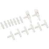 Saim Saim 15 in 1 Plastic Air Valves and Connectors Inline Tubing for ...