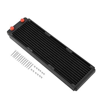 120mm/240mm/360mm/480mm Radiator, G1/4 Thread Copper Radiator PC Water ...