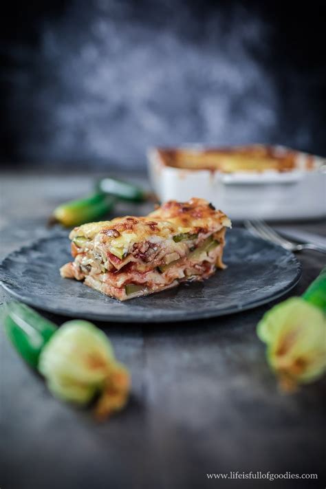 Zucchini Lasagne   vegetarisch   Life Is Full Of Goodies