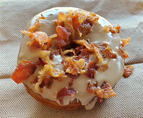 Maple Bacon Donut courtesy of Duck Donuts : r/FoodPorn