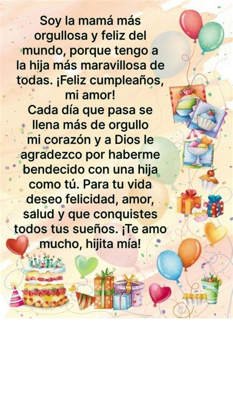 Spanish Birthday Card with Balloons and Gifts