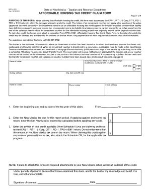 2015 Form NM TRD RPD-41301 - Blank Fillable Template | Fill Out, Print ...