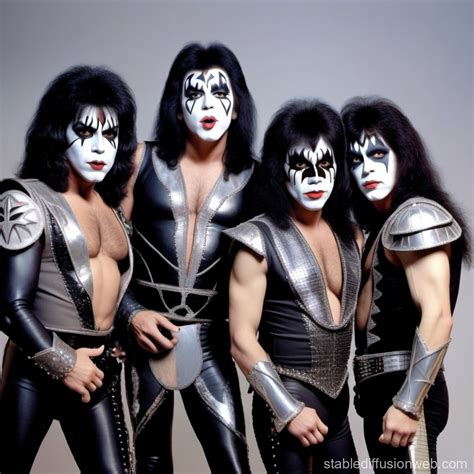 Iconic Rock Band 'Kiss' | Stable Diffusion Online