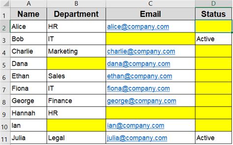 Image result for Conditional Formatting Excel Blank Cell