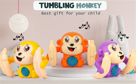 Buy Zest 4 Toyz Dancing Monkey Musical Toy for Kids Baby Spinning ...