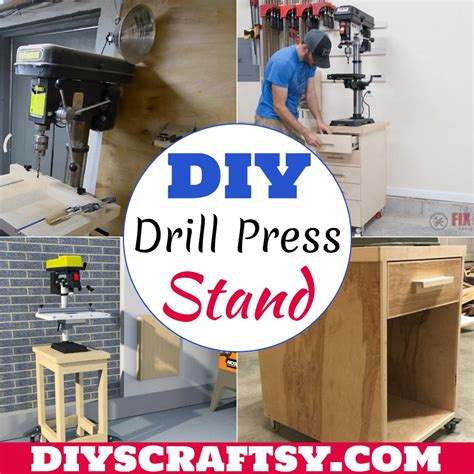 20 Functional DIY Drill Press Stand Ideas - DIYsCraftsy