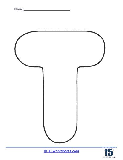 Bubble Letter Worksheets | Fine Motor Control - 15 Worksheets.com