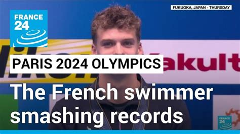 Léon Marchand: The French swimmer breaking records on his way to Paris ...