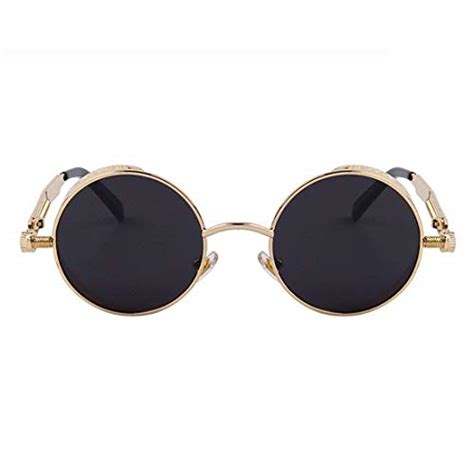 Buy HAZON Premium Metal Round UV Protected Sunglasses | Tony Stark ...