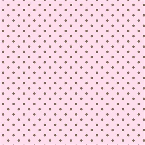 Pink and Brown Polka Dots