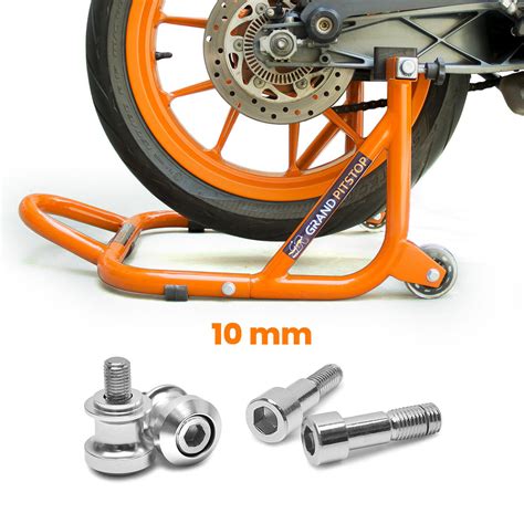 Buy Dismantlable Rear Paddock Stand (Orange) and 10 mm Bobbins - Dual ...