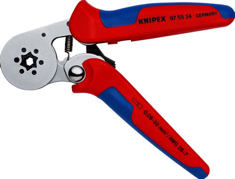 KNIPEX KNIPEX 97 55 14 SB Self-Adjusting Crimping Pliers for wire ...