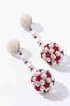 Buy White Pearl Dangler Earrings by Amama Online at Aza Fashions.