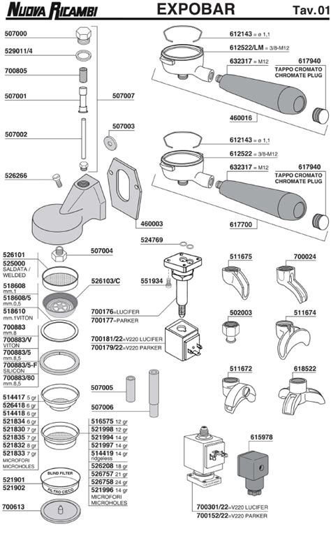 Expobar Coffee Machine Parts at Danelle Perez blog
