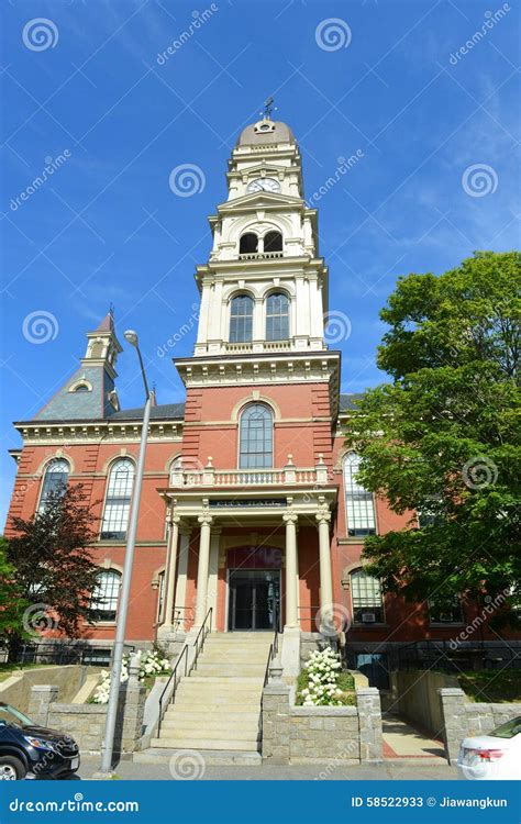 Gloucester City Hall, Massachusetts, USA Stock Image - Image of ...
