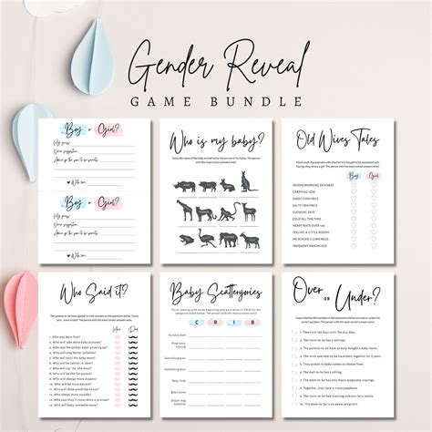 Baby reveal party games – Artofit