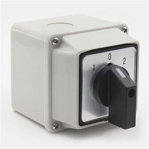 Buy Changeover Switch 3 Position 8 Screw Terminals Rotate Cam ...