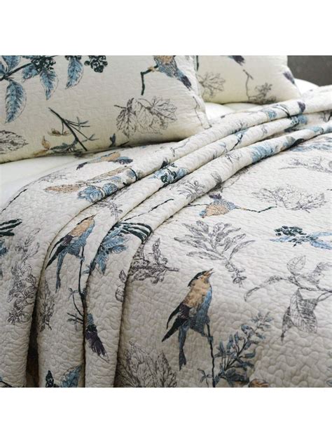 Brandream Twin Queen King Size Quilt Set Cotton Birds Farmhouse ...
