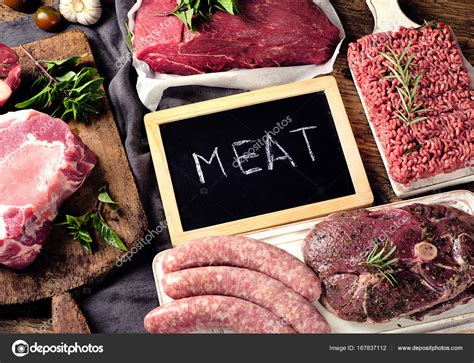 Different types of meat Stock Photo by ©bit245 167837112