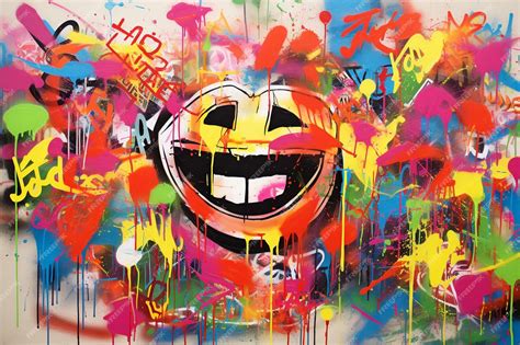 Premium Photo | Challenging_Norms_Graffiti_Happiness