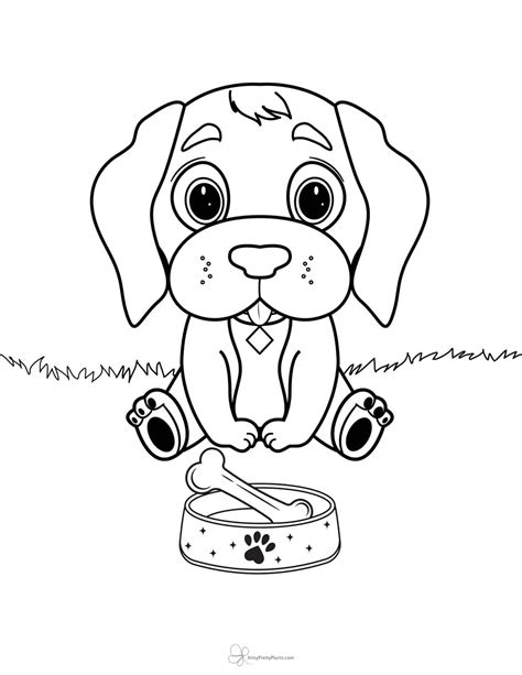 Print Puppy Coloring Pages