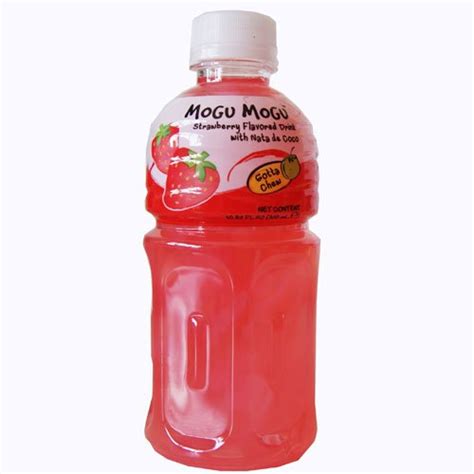 Buy Mogu Mogu Strawberry Flavour Drink with NATA de Coco - 6 x 320ml ...