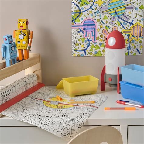 AFTONSPARV LED table lamp, rocket/multicolour - IKEA