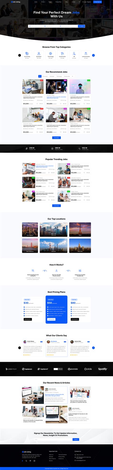 Job Listing WordPress Theme | Job Board For Recruiters – Misbah WP