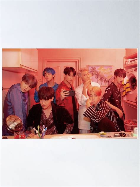 map of the soul: persona version 2 (group) Poster - Walmart.com