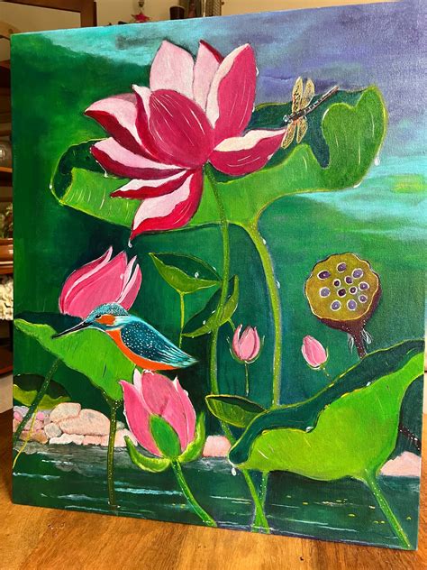 Lotus Bloom Painting – Art Avenue