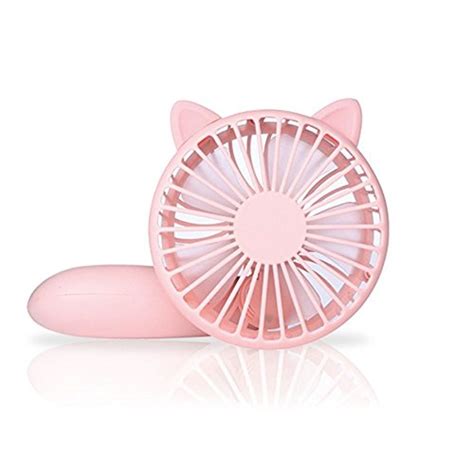 Buy Ballylelly Pink Handheld Summer Cooling Fan USB Power Travel Mini ...