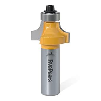FivePears 1/4 Inch Radius Round Over Router Bit : Amazon.in: Home ...