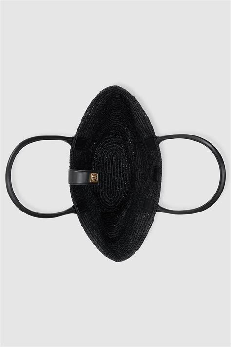 ANINE BING Lou Tote Monogram - Black